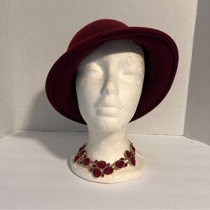 Avon Mark Burgundy Hat